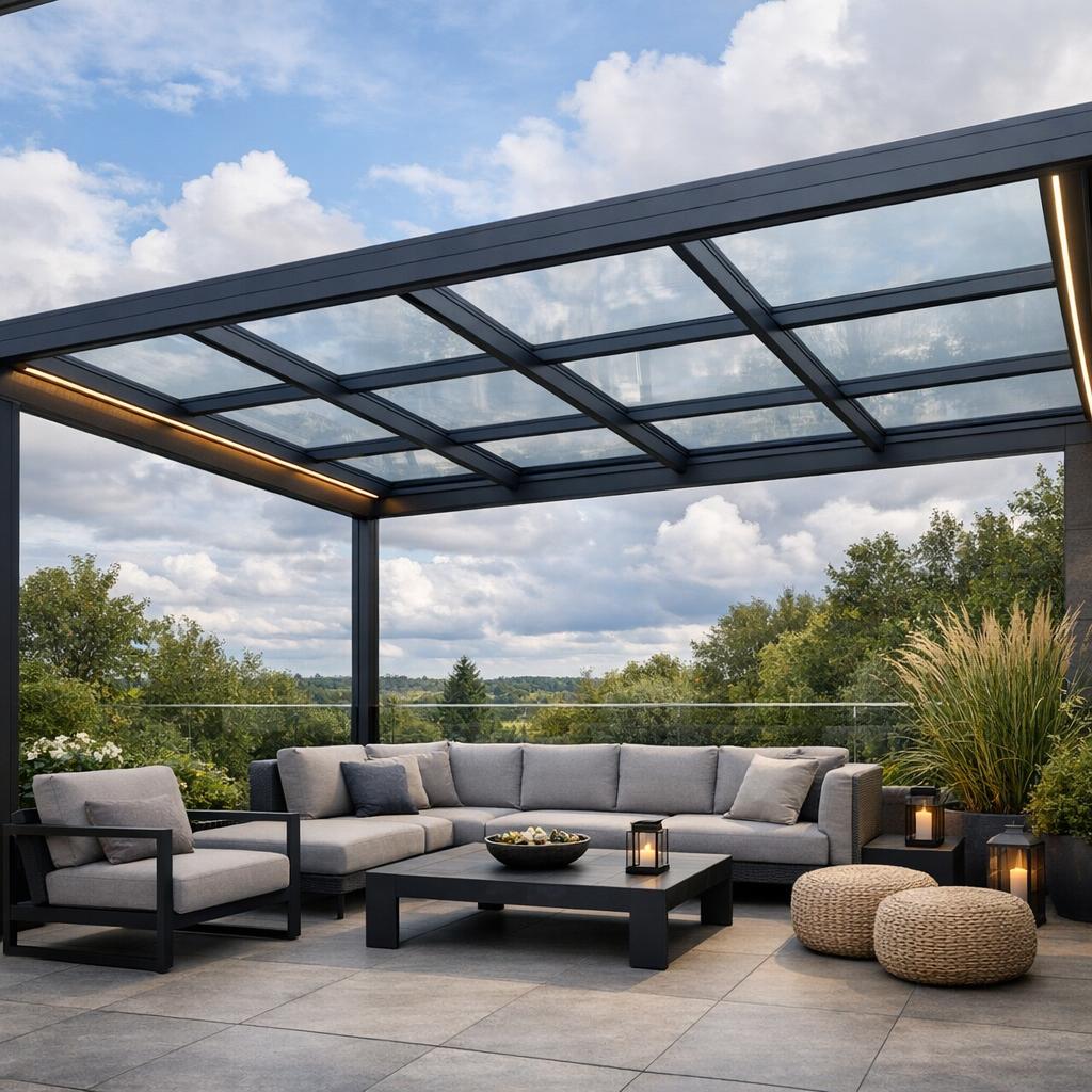 Wenn Glas und Aluminium verschmelzen: Neue Maßstäbe für wetterfesten Wohnkomfort
